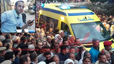 الآلاف من أهالي البحيرة يشاركون في تشييع جثمان شهيد الواجب بدمنهور