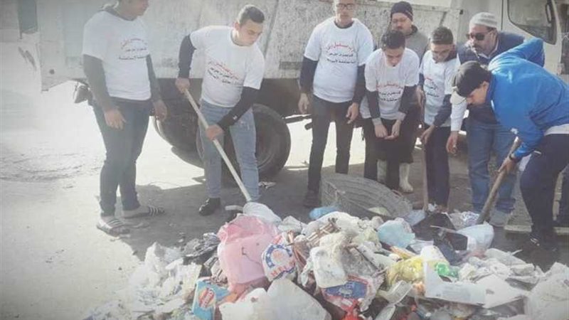 حملة نظافة بحي أول