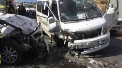 مصرع وإصابة 6 في حادثي تصادم بالبحيرة