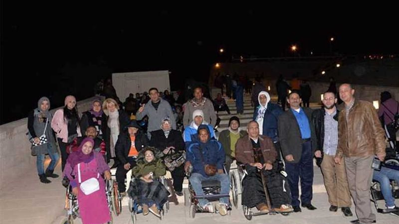 ذوو الإعاقة في زيارة