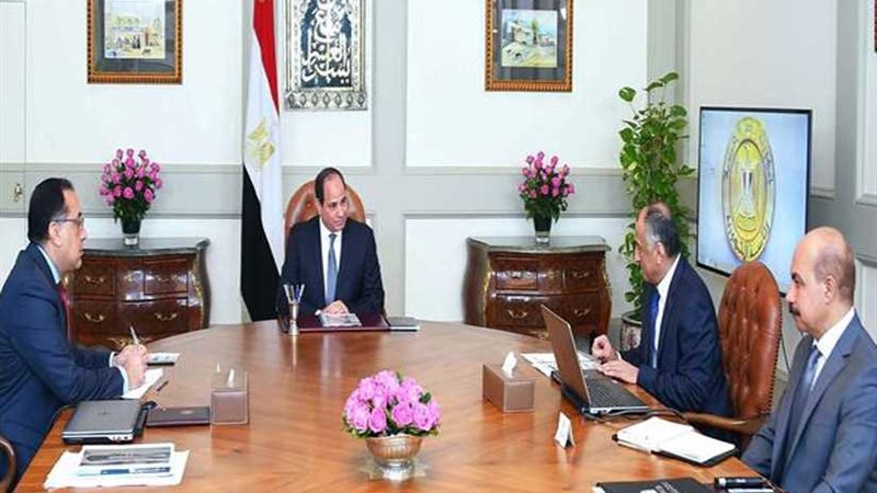 السيسى يلتقى مدبولى