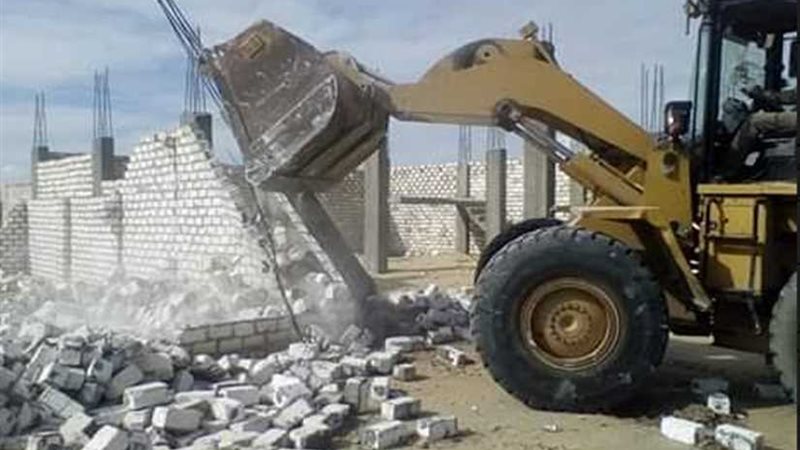 إزالة 45 حالة تعدٍ