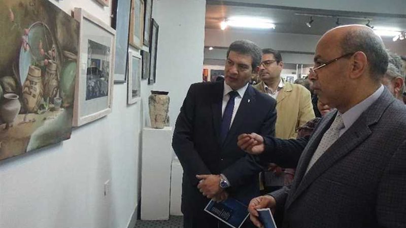 افتتاح معرض سوق الفنون
