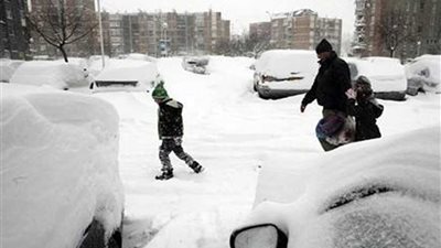 انهيار 122 منزلاً بسبب الأمطار الثلجية وسط الصين