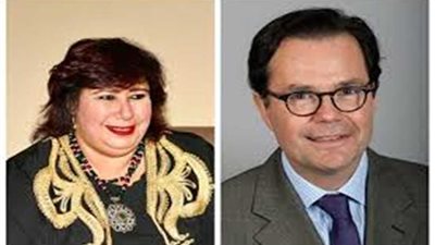 وزيرة الثقافة والسفير الفرنسي يعقدان مؤتمراً صحفياً لإعلان تفاصيل عام مصر - فرنسا