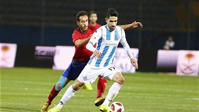 محمد فاروق يُسجل هدف تعادل بيراميدز أمام الأهلي