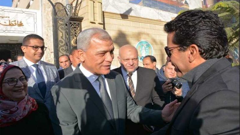 محافظ المنوفية يستقبل