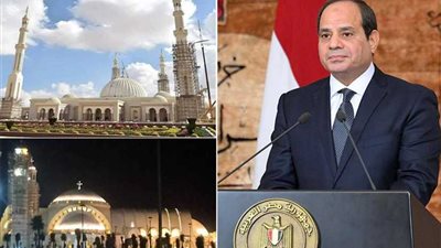 موجز الرابعة .. الرئيس يهنئ البابا بعيد الميلاد المجيد..ويفتتح مسجد الفتاح العليم وكاتدرائية المسيح 