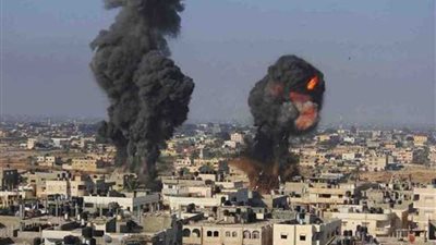 طائرات الاحتلال تشن غارات على أنحاء متفرقة من غزة