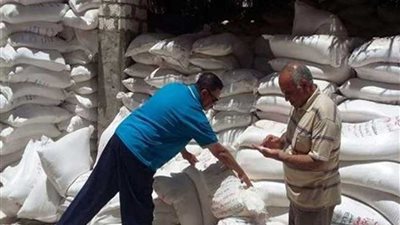 ضبط 20 طن ملح مجهول المصدر بميت غمر