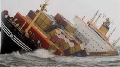 غرق سفينة شحن في البحر الأسود قبالة السواحل التركية