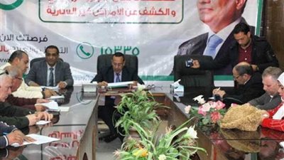 فحص 3562 فردا في حملة 100 مليون صحة بشمال سيناء