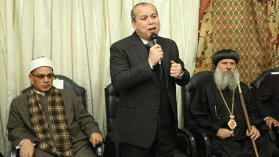 محافظ كفر الشيخ يحتفل بعيد الميلاد المجيد داخل كنيسة مارجرجس