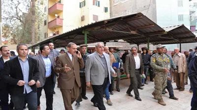 محافظ أسيوط يزور مصابي حريق 