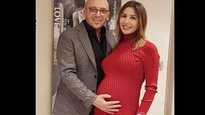 أول صورة تظهر علامات الحمل على المطربة المغربية 