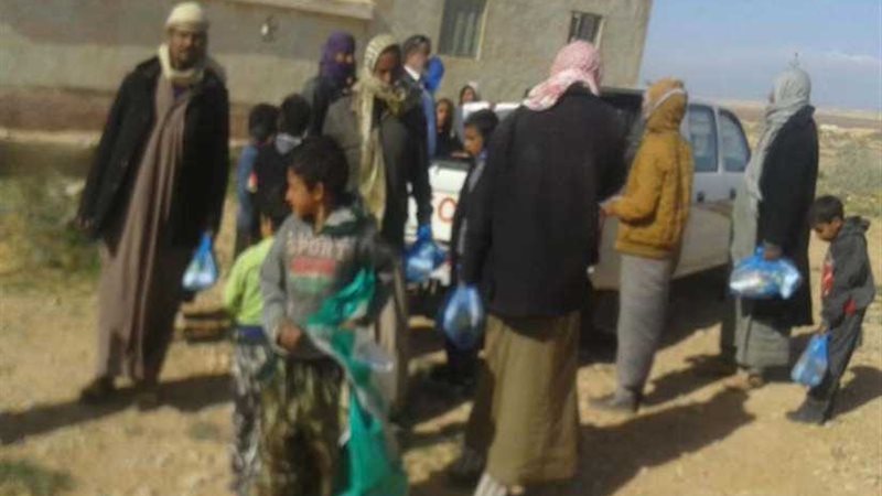 مستقبل وطن يوزع مواد