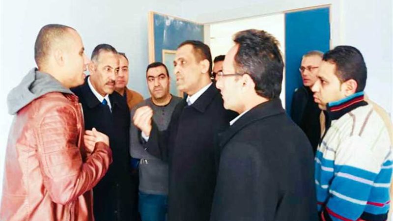 طلحة يتفقد قسمي الرنين