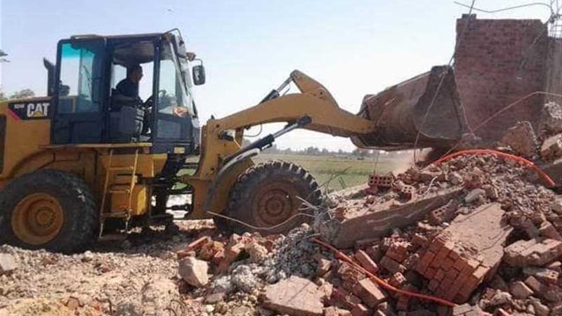 المنوفية تزيل التعديات