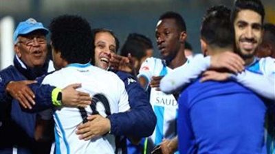 6 مشاهد في مباراة المصري وبيراميدز