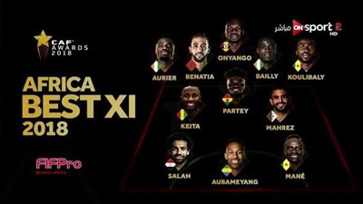 «صلاح» يقود التشكيل المثالي لمنتخب إفريقيا 2018