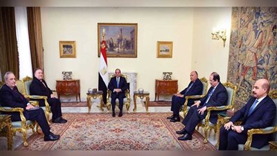 المتحدث الرئاسى : التأكيد على عمق الشراكة الاستراتيجية خلال لقاء السيسى وبومبيو