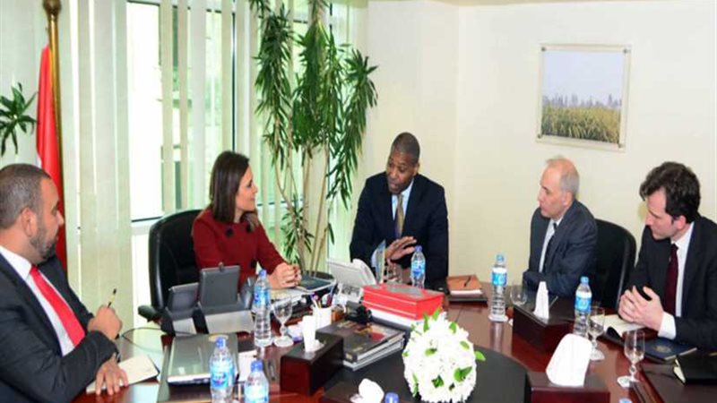 وزيرة الاستثمار تبحث