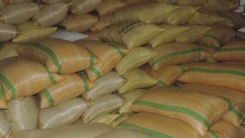 ضبط 602 طن قمح غير