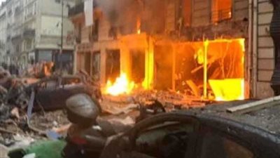 الشرطة الفرنسية: تسرب الغاز سبب الانفجار في مخبز وسط باريس