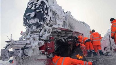 أسبوع الثلوج في أوروبا (صور)