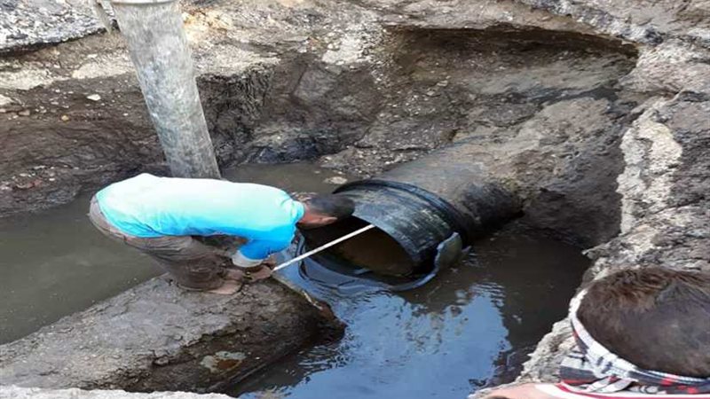 انقطاع المياه بسبب