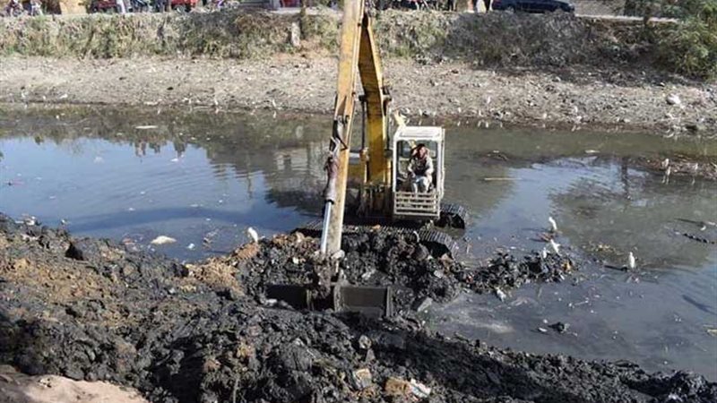 تطهير ترعة سري باشا