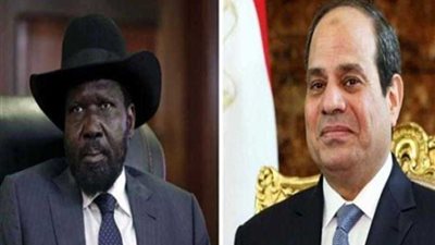 بدء المباحثات الرسمية بين الرئيسين السيسى وسيلفا كير بقصر الاتحادية