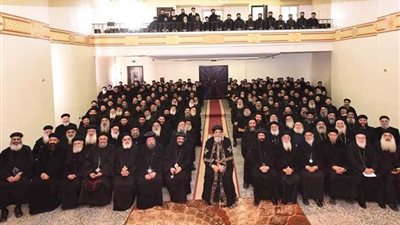 قداسة البابا يلتقي مجمع كهنة الإسكندرية