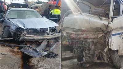 إصابة 14 شخصًا في حادث تصادم بالبحيرة