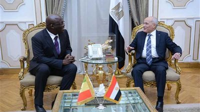 وزير الإنتاج الحربي يبحث مع مستشار رئيس السنغال سبل التعاون المشترك