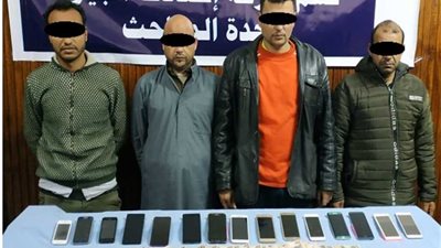 ضبط 16 محمولًا بحوزة لصوص