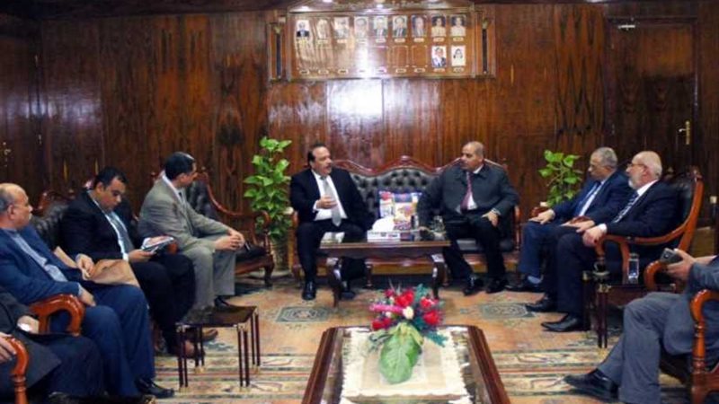 سبع يستقبل رئيس جامعة