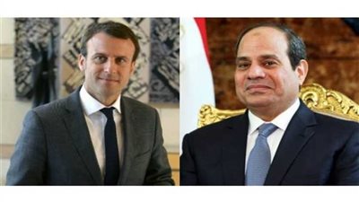 الرئيس السيسي يتلقى اتصالا من الرئيس الفرنسي