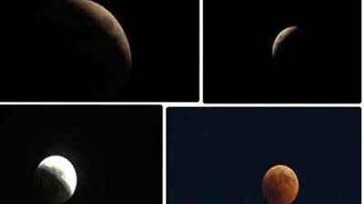 معهد الفلك يرصد تفاصيل ظاهرة خسوف القمر فجرا