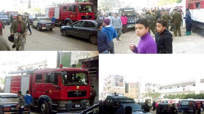 حريق في لجنة امتحانات