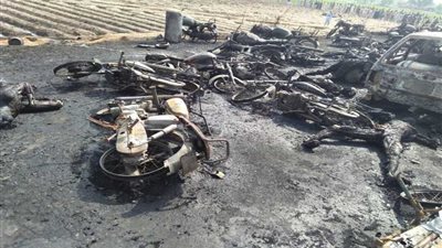 مقتل 15 شخصاً في اصطدام حافلة بخزان وقود في 