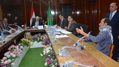 لجنة لإزالة التعديات بشارع مروى الري بالمنصورة