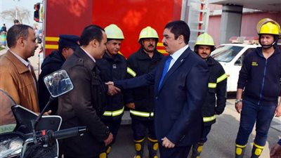 مناورة لإخلاء مبنى ديوان عام القليوبية