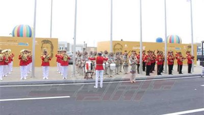 صولو وإيقاع الموسيقى العسكرية تستقبل زوار معرض الكتاب