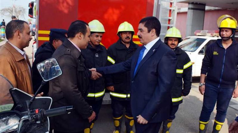 مناورة لإخلاء مبنى