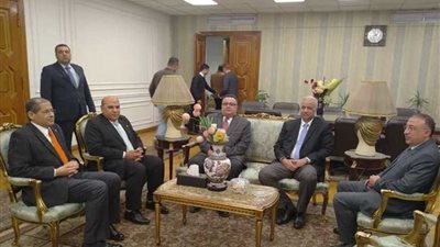 قيادات جامعة الإسكندرية في زيارة لمديرية الأمن