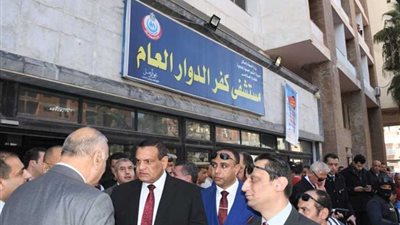 محافظ البحيرة ومدير الأمن يطمئنان على مصابي حادث كفر الدوار 