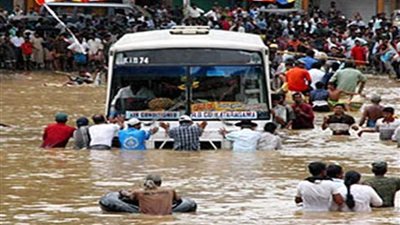 ارتفاع عدد ضحايا الفيضانات إندونيسيا إلى 26 شخصا