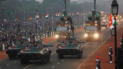 عرض عسكري في الهند احتفالا بالذكرى الـ 70 لتأسيس الجمهورية