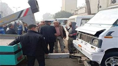 رفع إشغالات مواقف السيارات بالجيزة